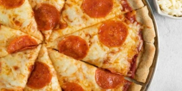 A close up of a pizza AI-generated content may be incorrect.